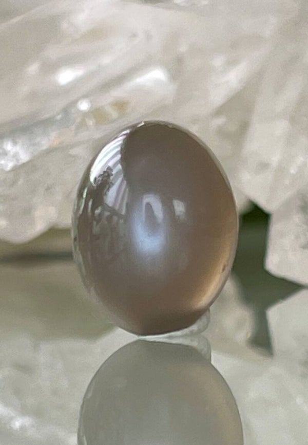 Maansteen edelsteen cabochon ovaal, klein