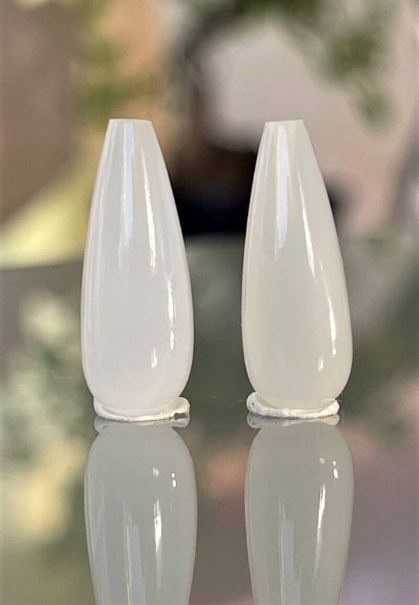 Maansteen edelsteen cabochon druppels, per paar