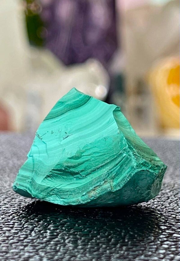 Malachiet uit Congo ruw, klein