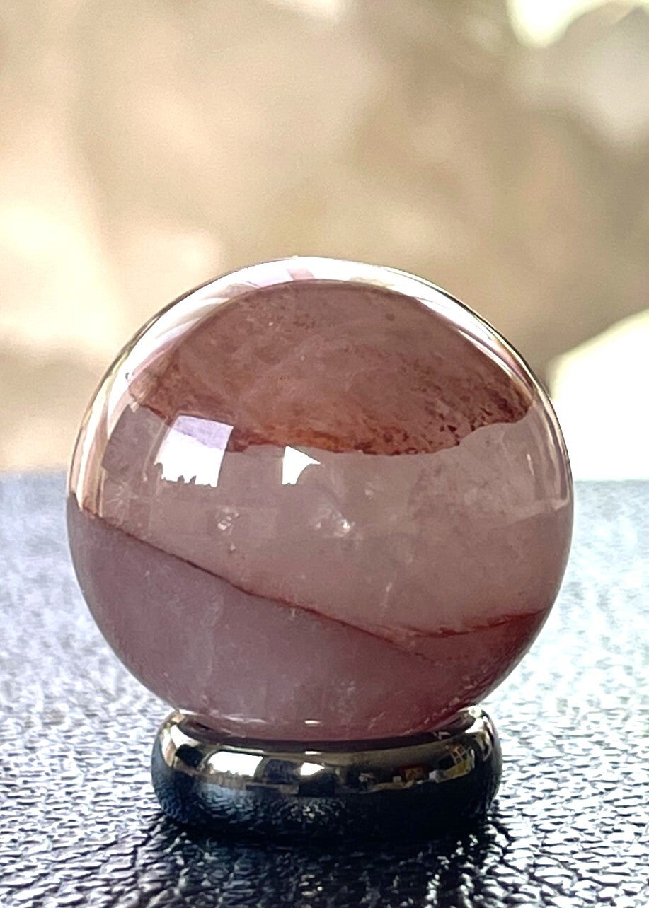 Maria Magdalena Lemurian Kwarts bol, klein 3cm