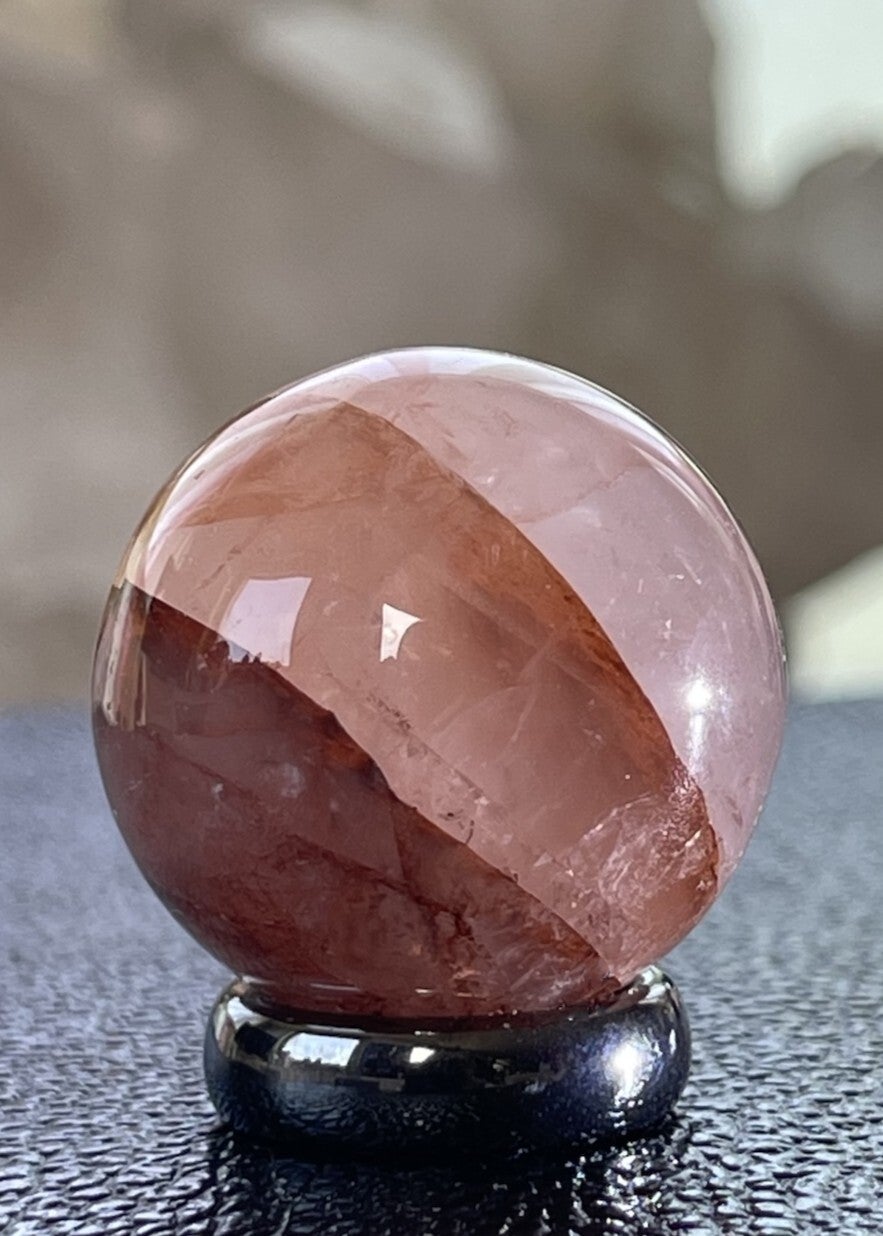 Maria Magdalena Lemurian Kwarts bol, klein 3cm
