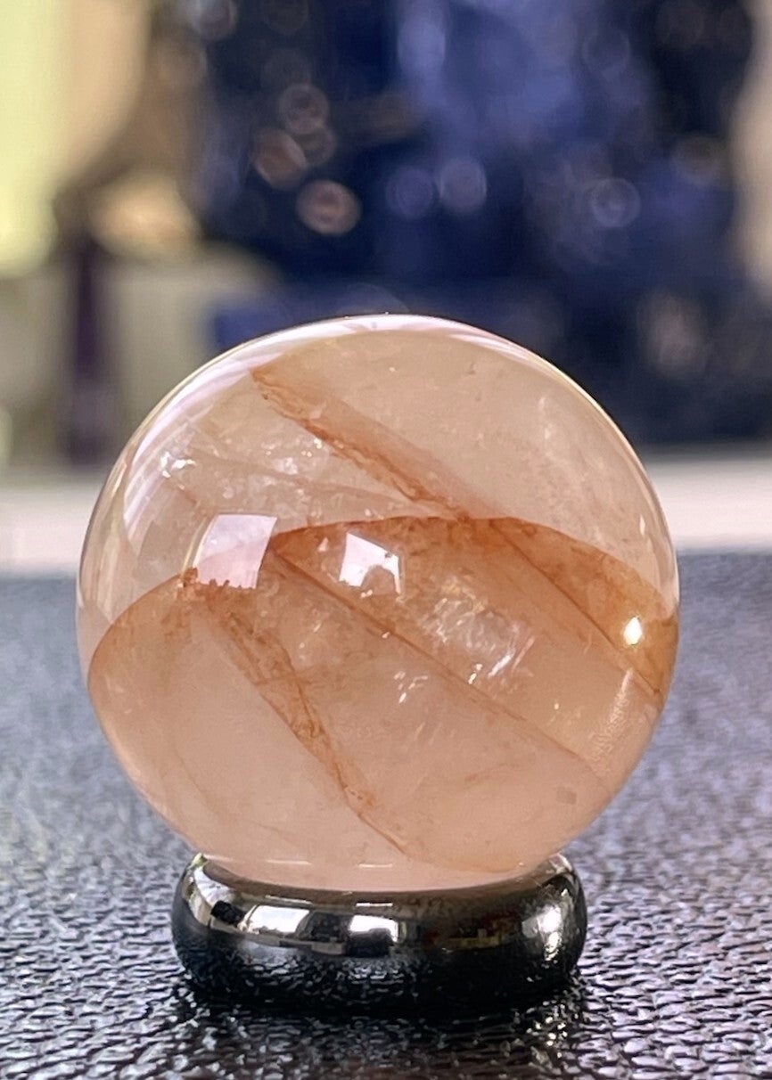 Maria Magdalena Lemurian Kwarts bol, klein 3cm