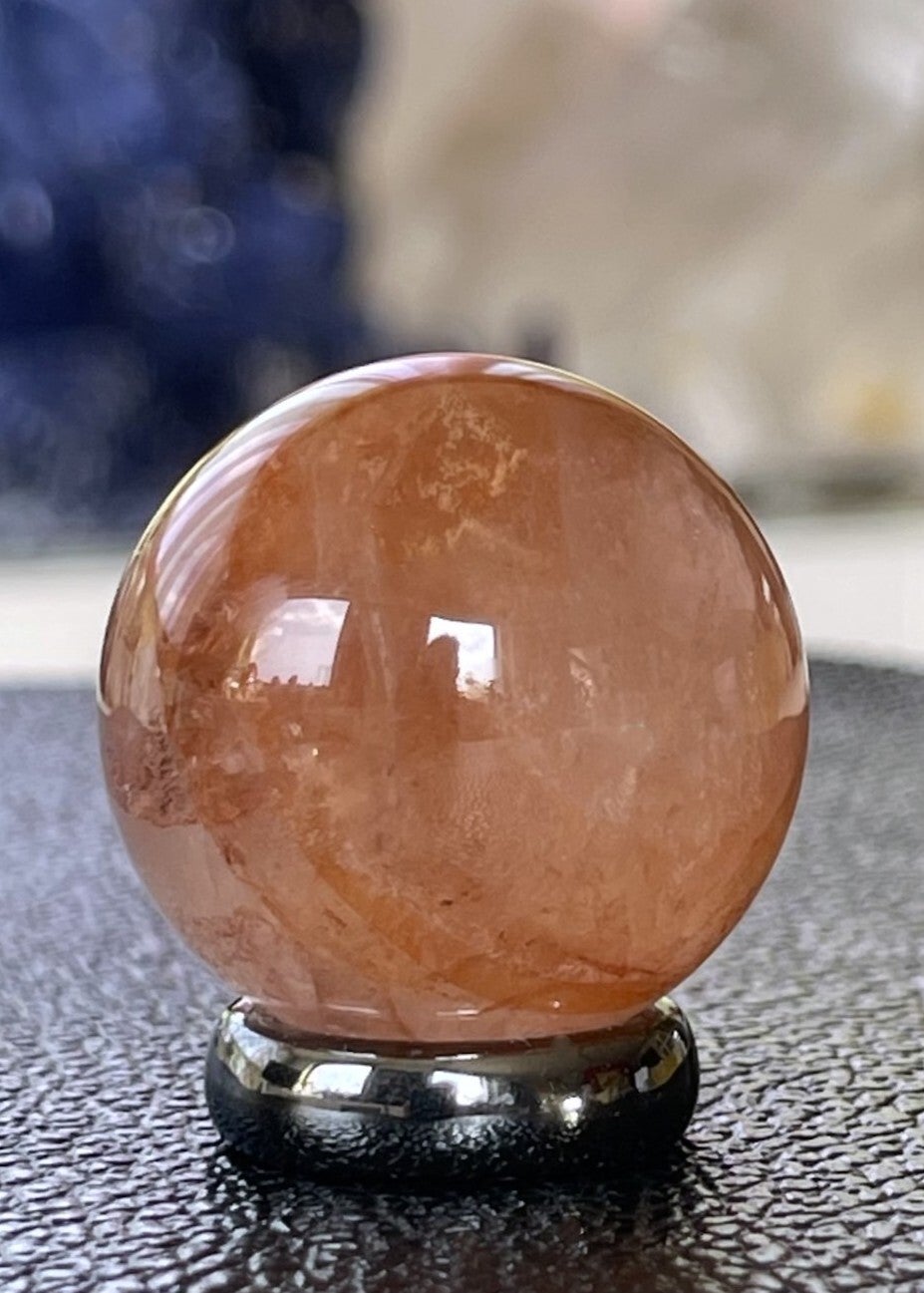 Maria Magdalena Lemurian Kwarts bol, klein 3cm