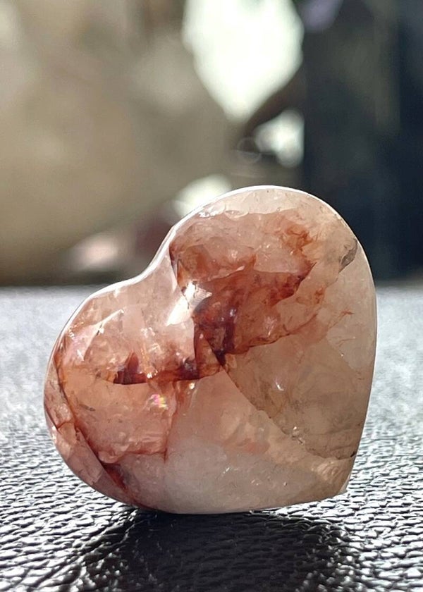 Maria Magdalena Lemurian Kwarts hart, klein