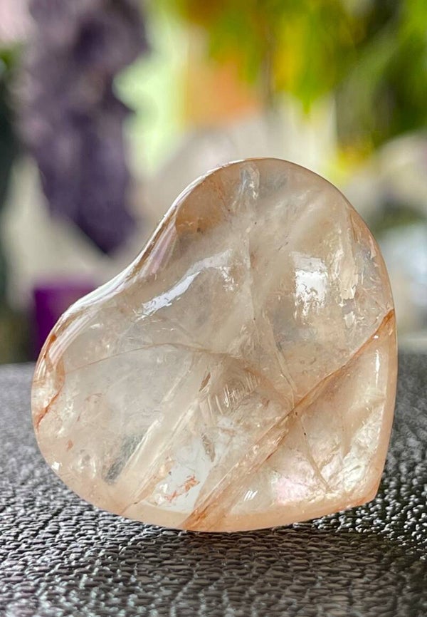 Maria Magdalena Lemurian Kwarts hart, klein