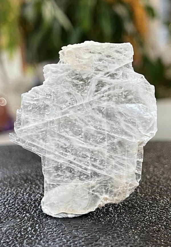 Mariaglas Seleniet ruw plat, klein