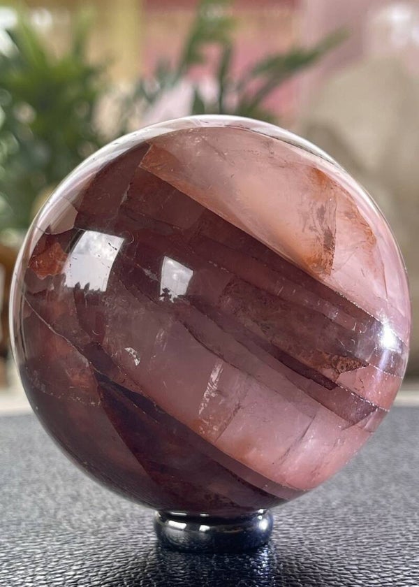 Maria Magdalena Lemurian Kwarts bol, groot 7cm