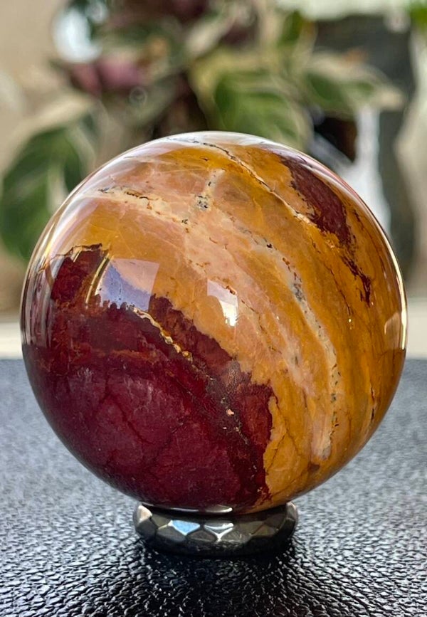 Mookaiet bol uit Madagaskar, medium 5,6cm