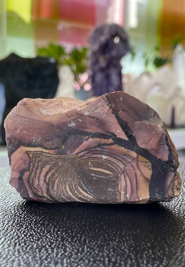 Nguni Jaspis uit Zuid-Afrika ruw, medium
