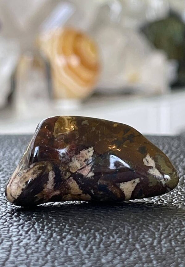 Nguni Jaspis trommelsteen