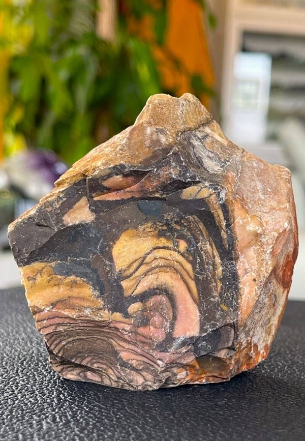 Nguni Jaspis uit Zuid-Afrika ruw, medium