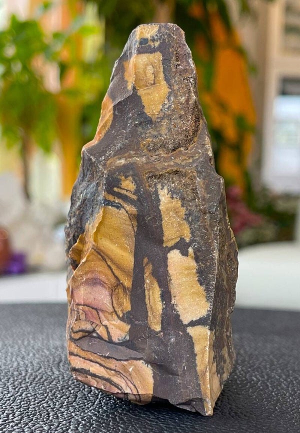 Nguni Jaspis uit Zuid-Afrika ruw, medium