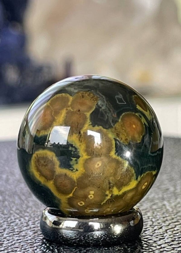Oceaan Jaspis bol, klein 3cm