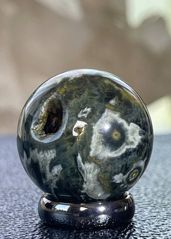 Oceaan Jaspis bol, klein 3cm