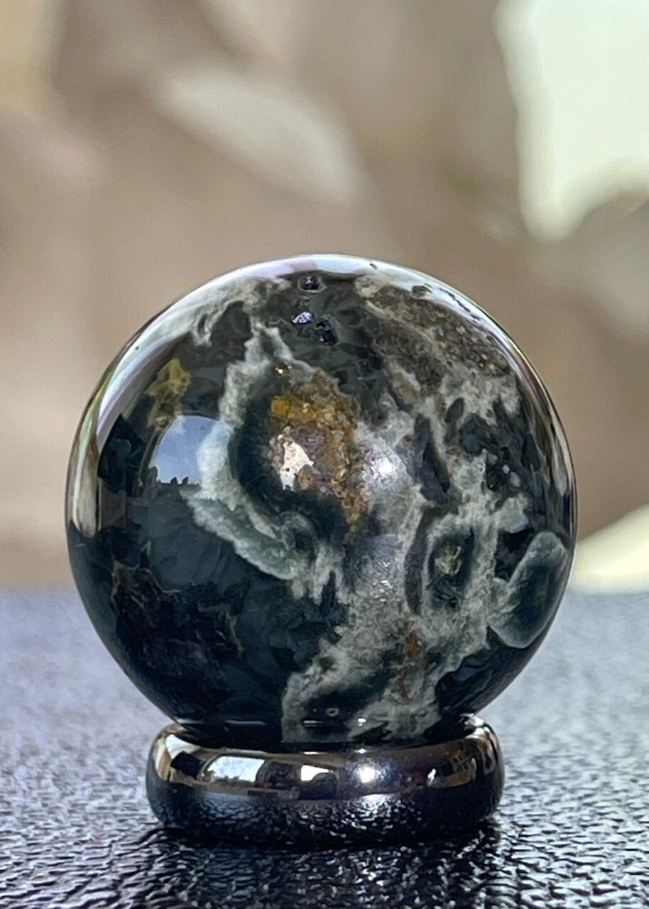 Oceaan Jaspis bol, klein 3cm