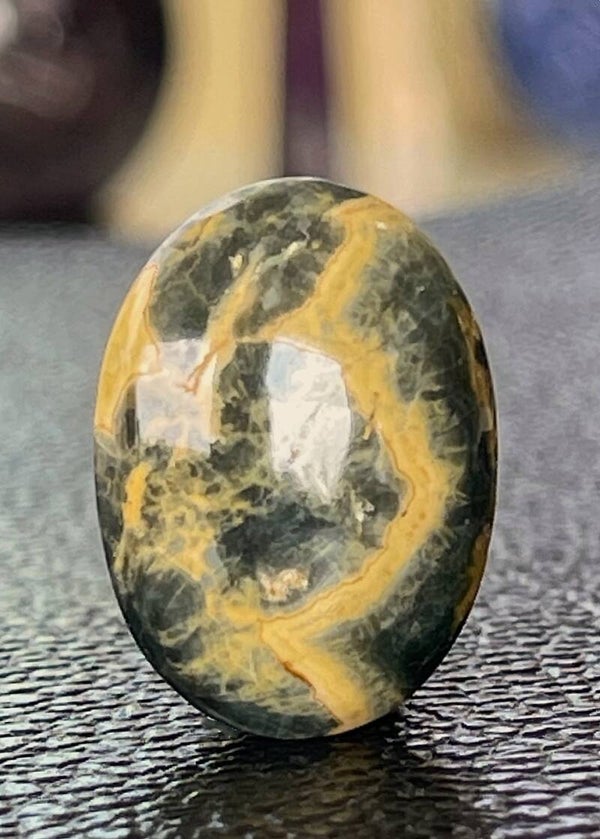 Oceaan Jaspis edelsteen cabochon ovaal, klein-medium