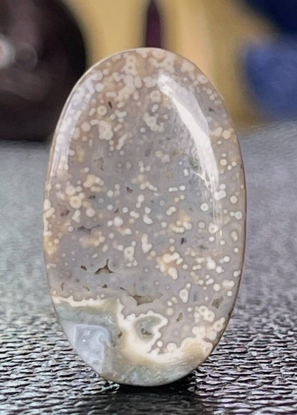 Oceaan Jaspis edelsteen cabochon ovaal, medium