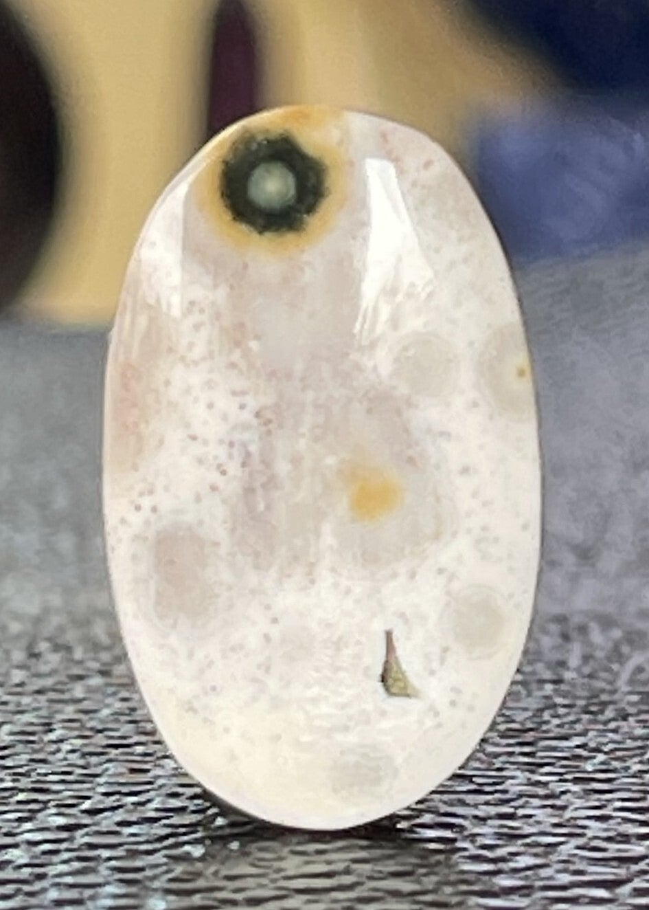 Oceaan Jaspis edelsteen cabochon ovaal, medium