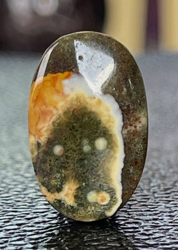 Oceaan Jaspis edelsteen cabochon ovaal, klein-medium
