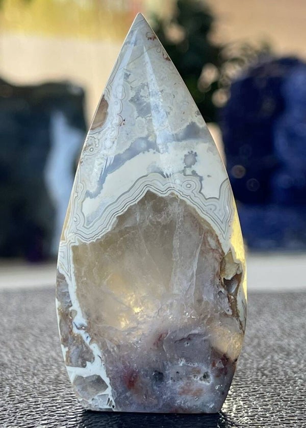Oceaan Jaspis free form staand, medium