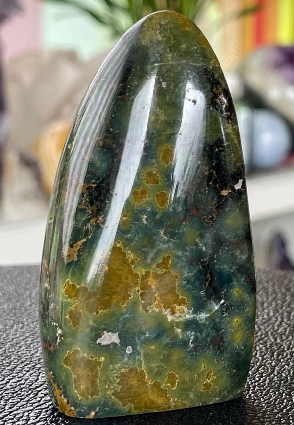 Oceaan Jaspis free form staand, medium