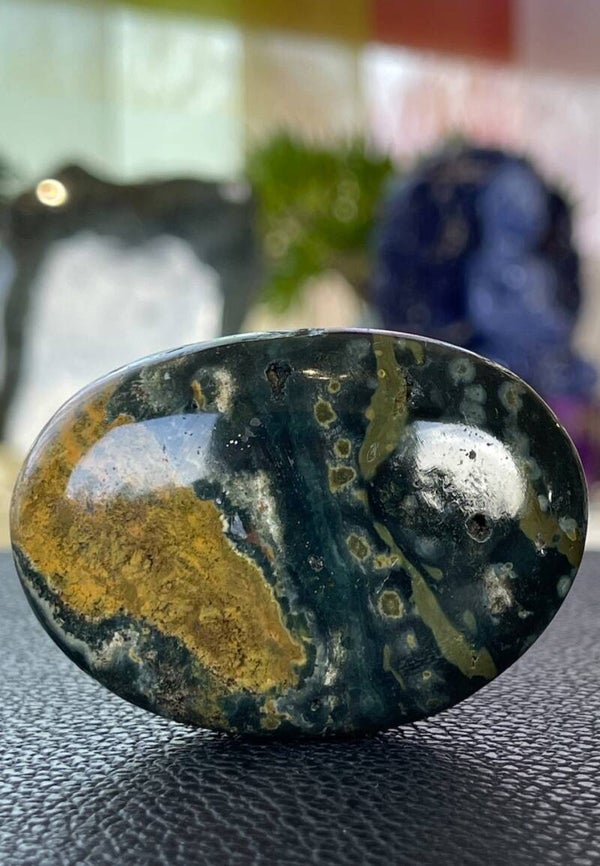 Oceaan Jaspis handsteen, medium