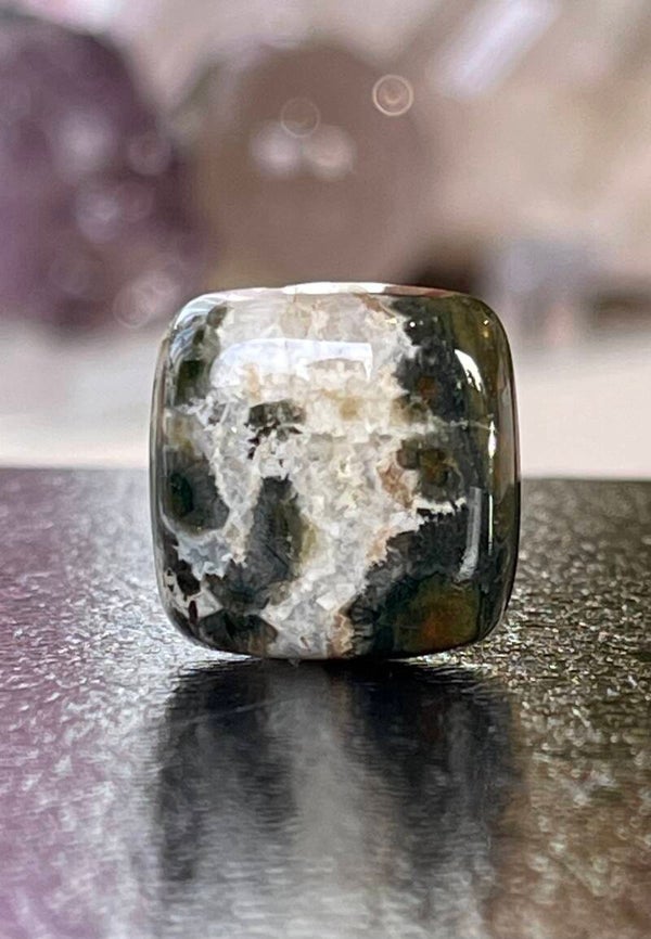 Oceaan Jaspis edelsteen cabochon vierkant, klein