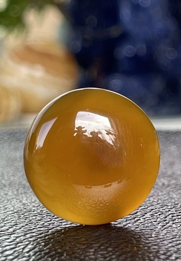 Onyx edelsteen cabochon rond, medium