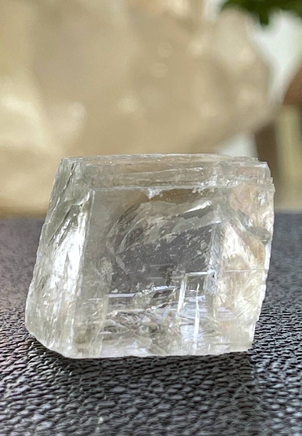 Optische Calciet of IJslandspaat uit Mexico ruw, klein