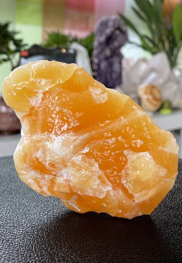 Calciet Oranje ruw, medium-groot