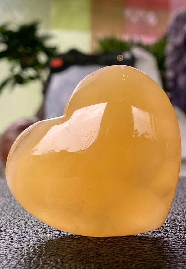 Calciet Oranje hart, medium