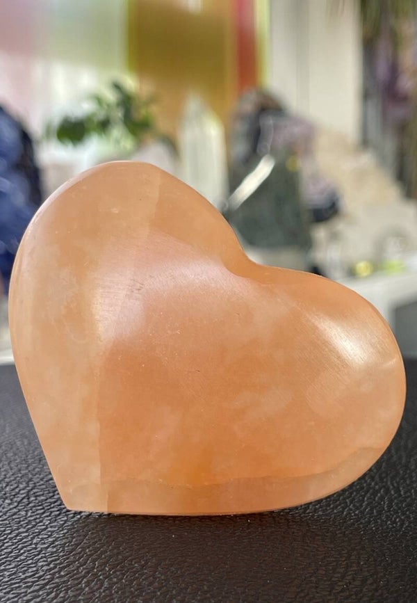 Seleniet oranje hart, medium