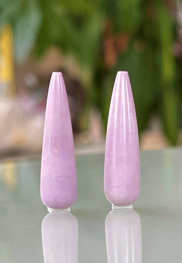 Phosphosideriet edelsteen cabochon druppel, doorboord, per paar