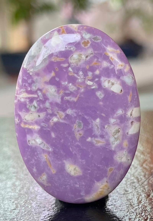 Phosphosideriet edelsteen cabochon ovaal, groot