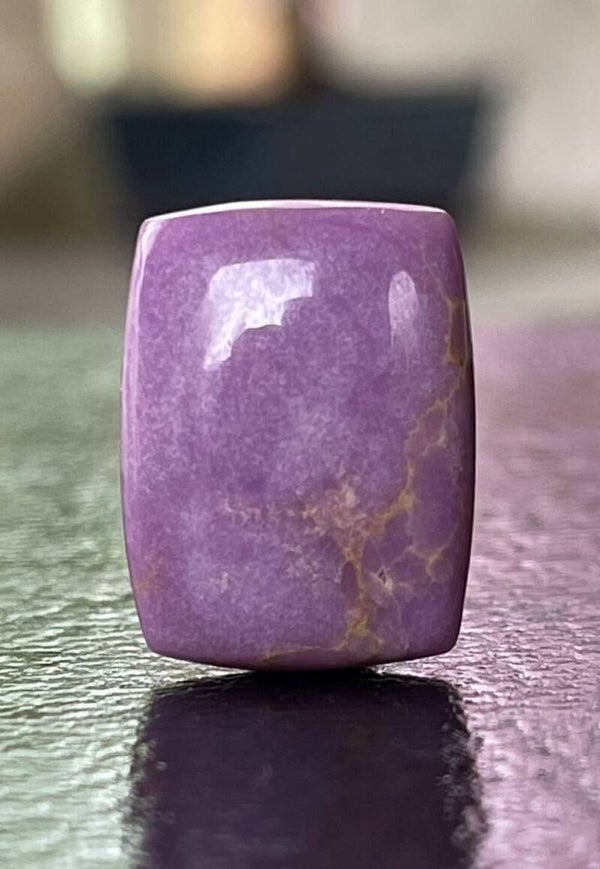 Phosphosideriet edelsteen cabochon rechthoek, klein