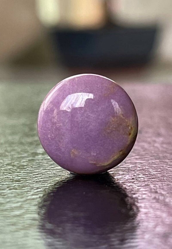 Phosphosideriet edelsteen cabochon rond, klein