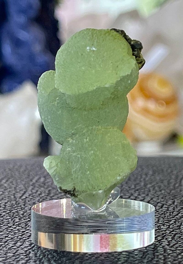 Prehniet met Epidoot uit Spanje ruw, klein