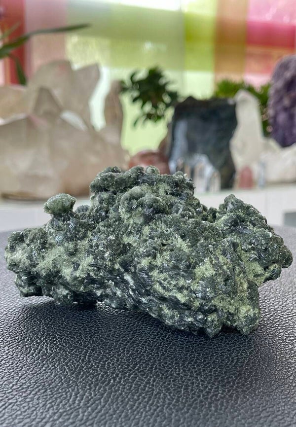 Prehniet uit Marokko ruw, groot