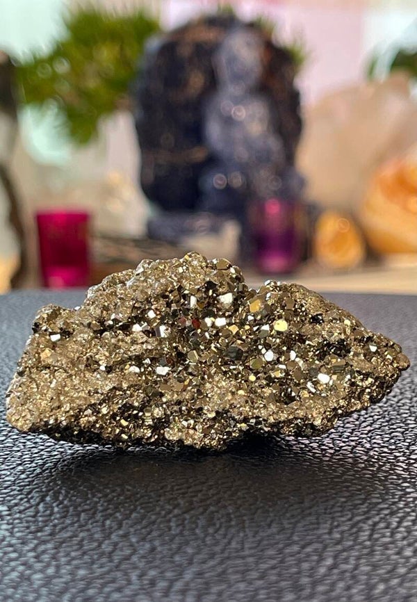 Pyriet uit Peru ruw, klein-medium