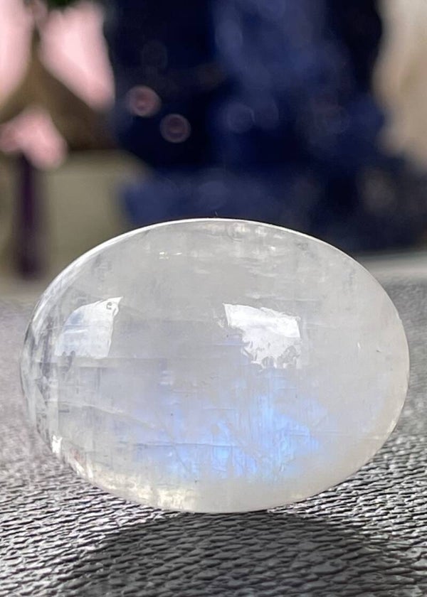 Regenboog Maansteen edelsteen cabochon ovaal, medium-groot