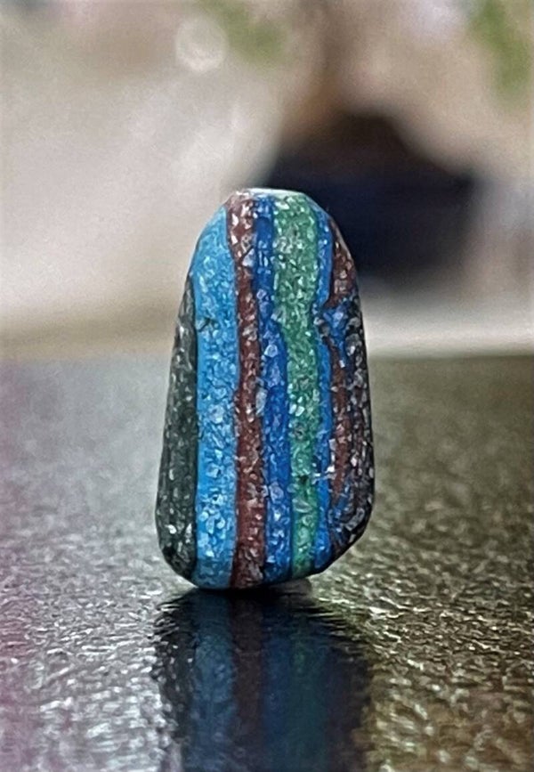 Regenboog Calsilica trommelsteen