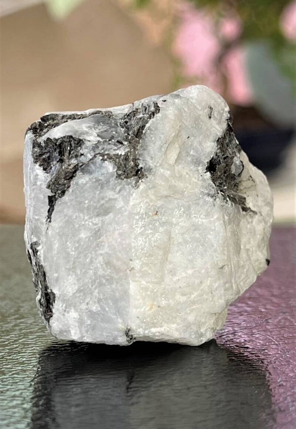 Regenboog Maansteen ruw, klein