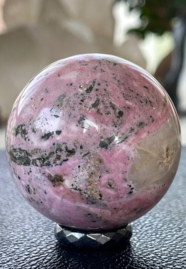 Rhodoniet bol uit Madagaskar, medium 5,2cm