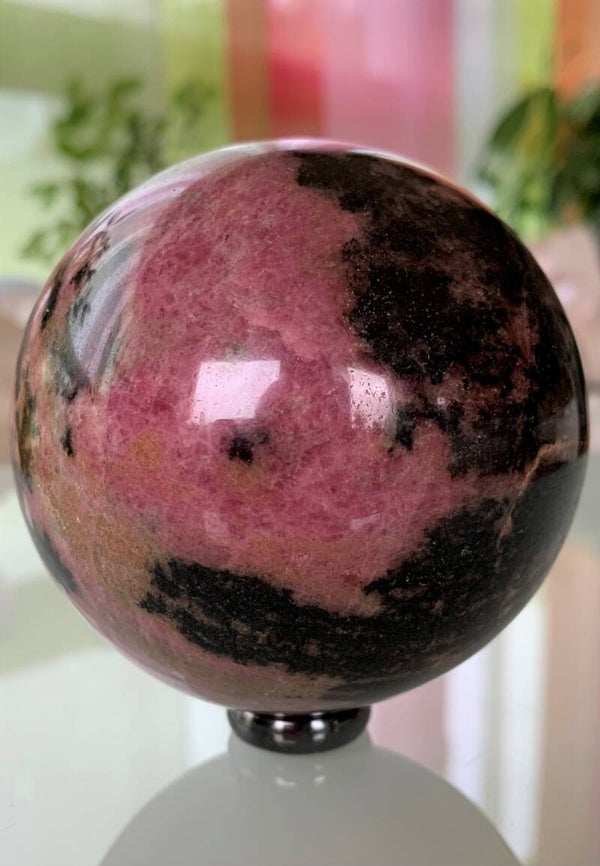 Rhodoniet bol, groot 7,8cm