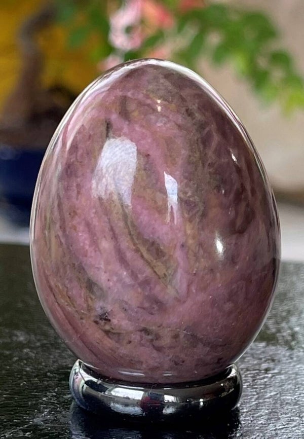 Rhodoniet ei, medium 5cm