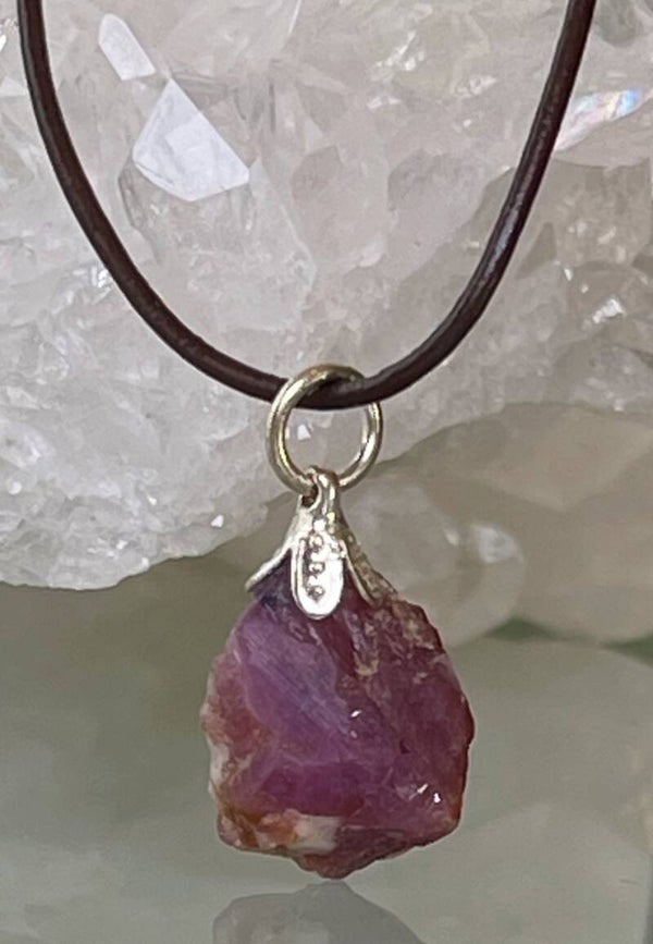 Robijn hangertje ruw, met veter