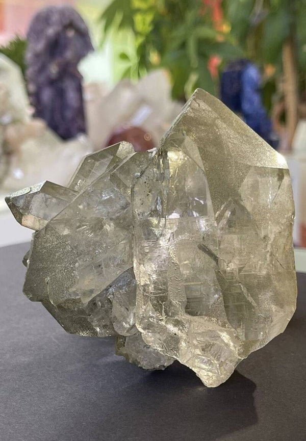 Rookkwarts cluster dubbeleinder punten uit Frankrijk