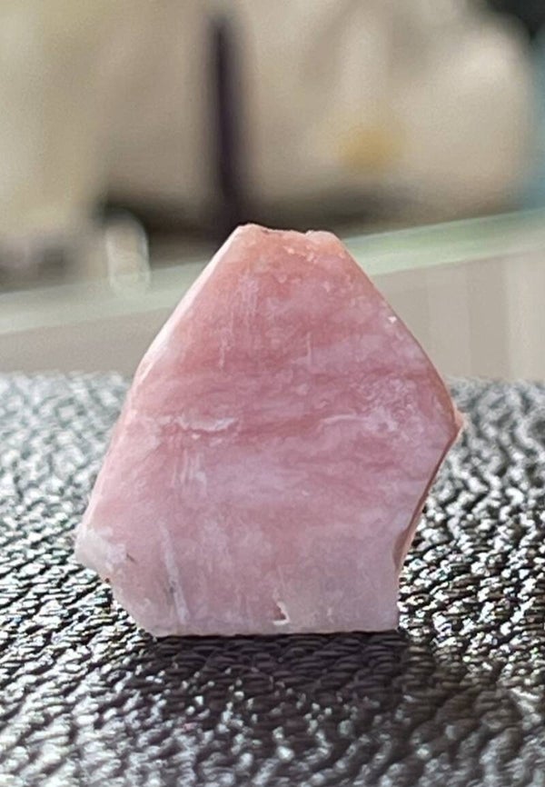 Roze Andes Opaal uit Peru plat, klein