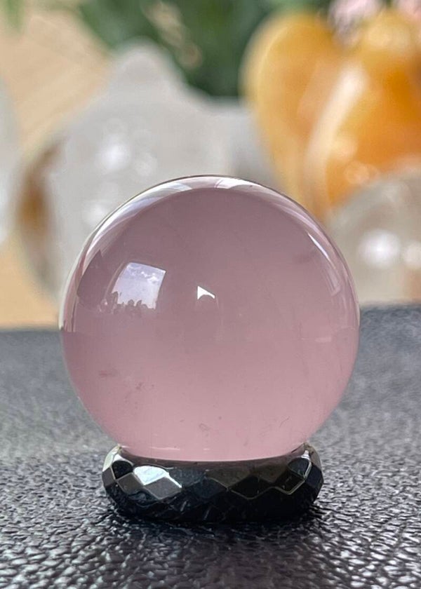 Rozenkwarts bol, klein 3cm