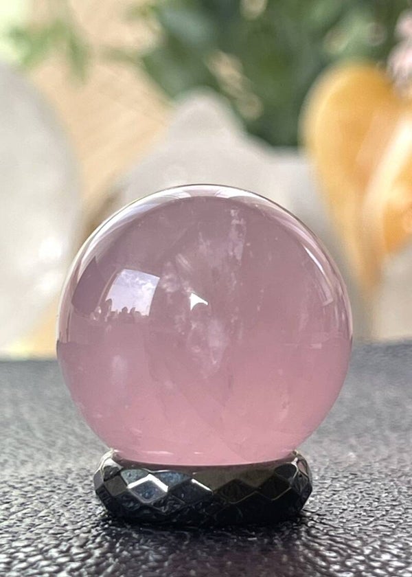 Rozenkwarts bol, klein 3cm
